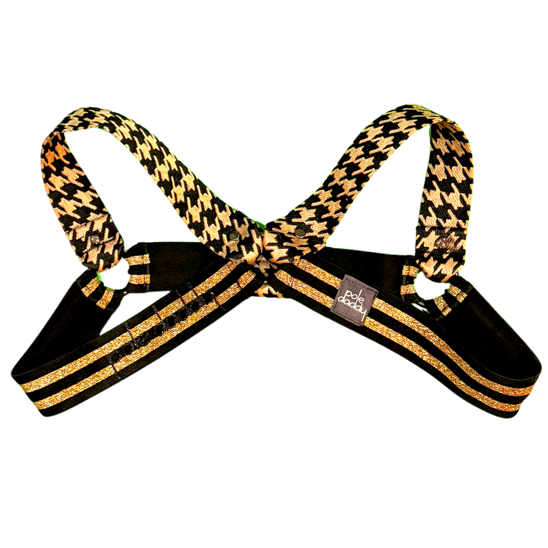 Golddigger Harness | Flatlay | Back