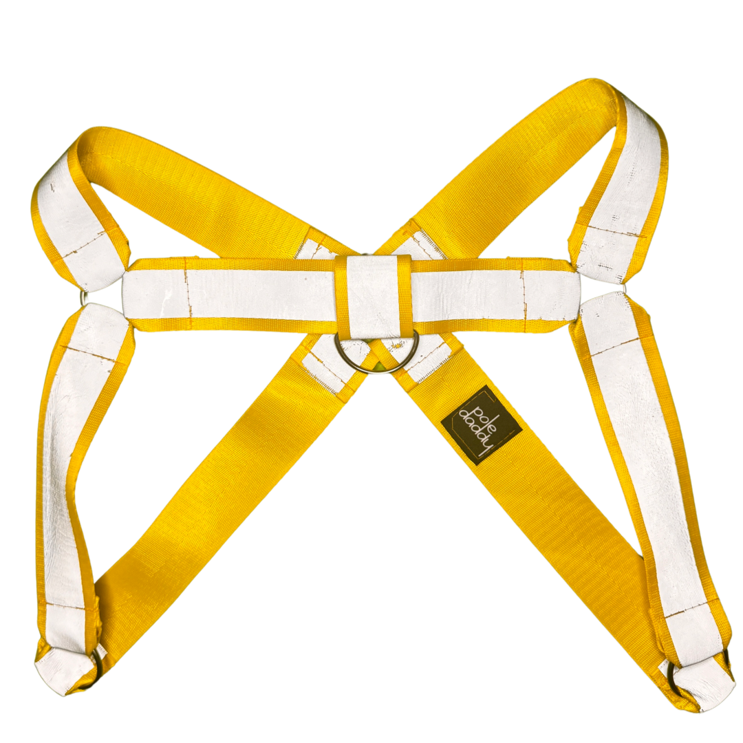 Front of Tradie Harness in yellow