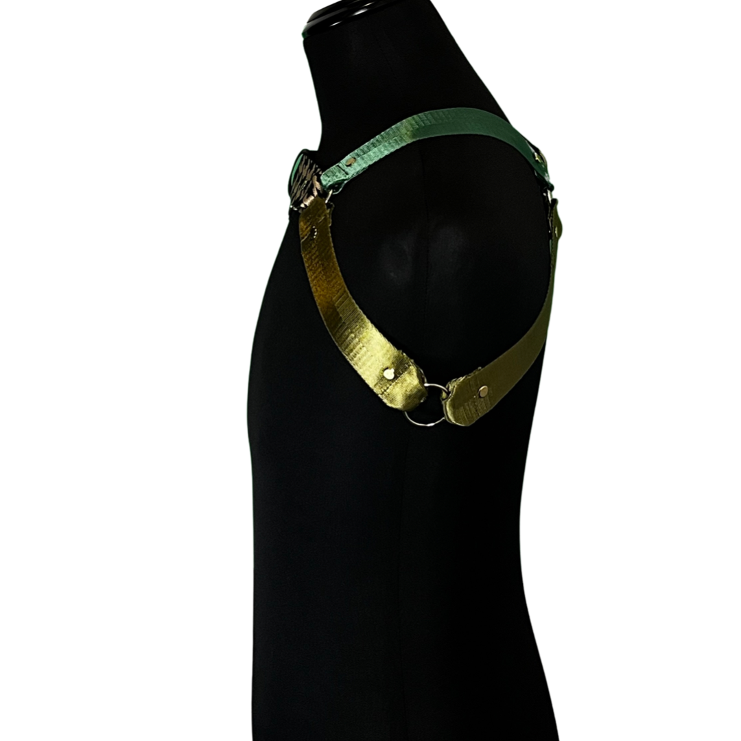 Side on view of Hedonist Harness