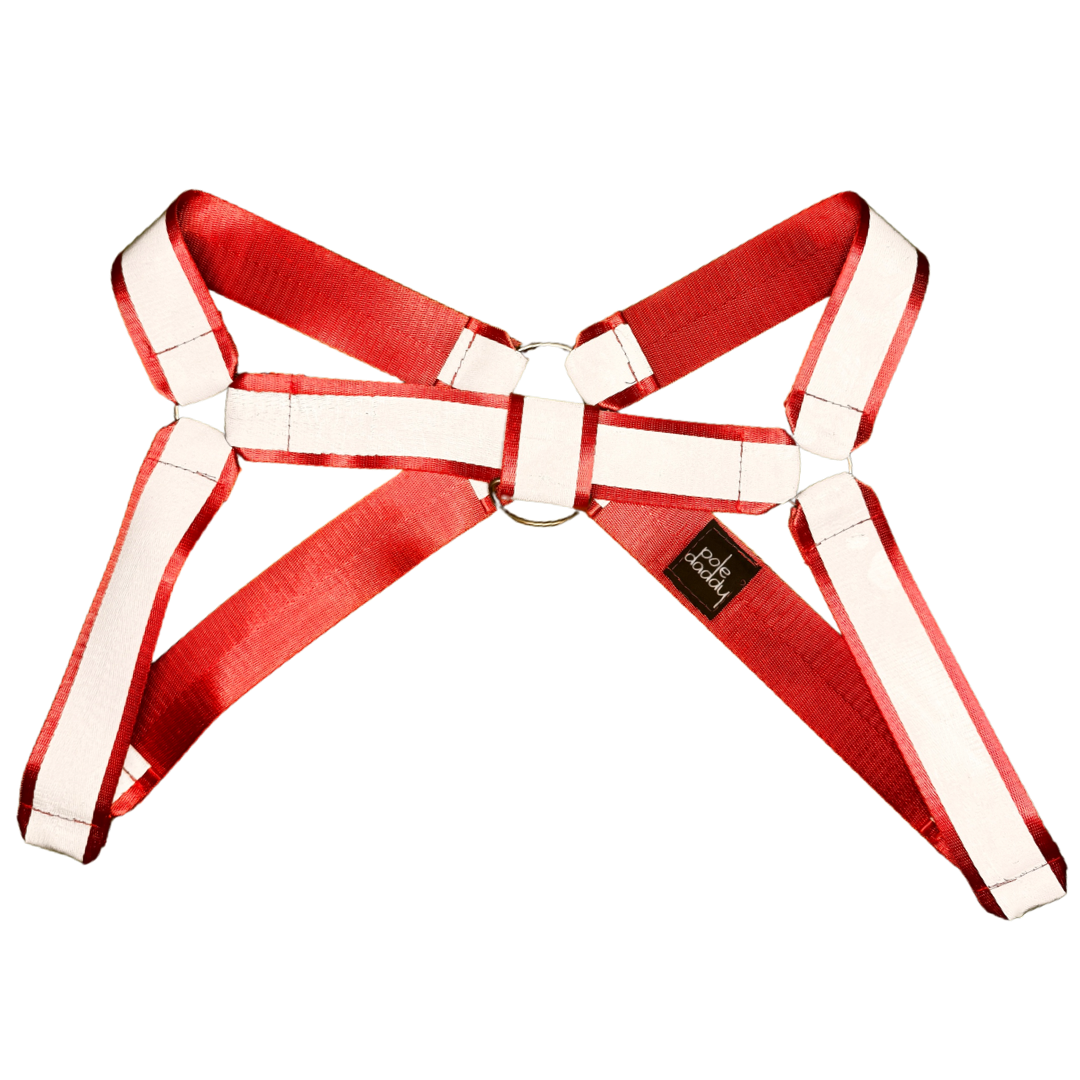 Front of Tradie Harness in pink